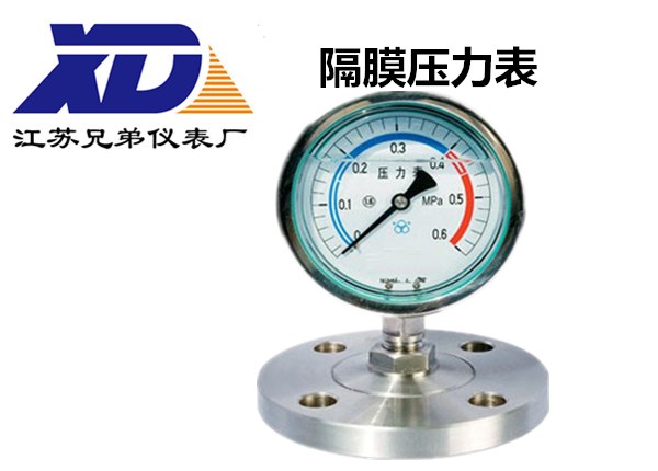 隔膜压力表